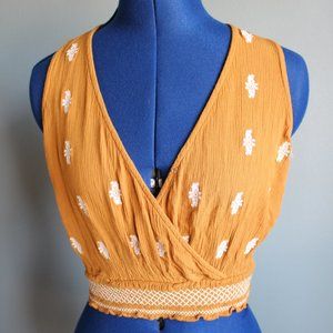 Sleeveless Cropped Elastic Waist Vest ~XXS~